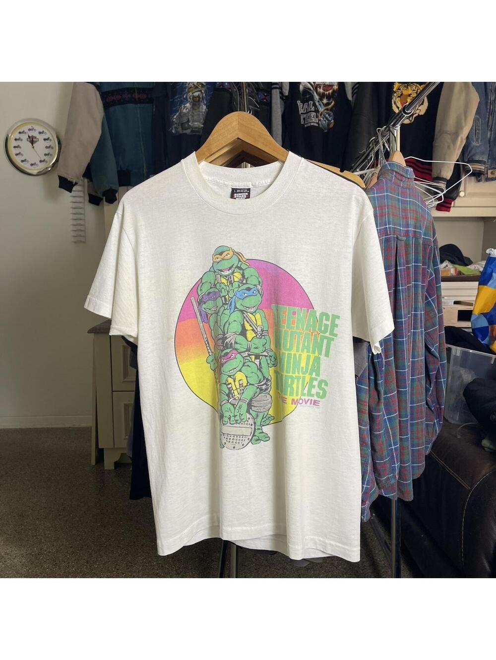 90s The Teenage Mutant Ninja Turtles Movie Promo Shirt